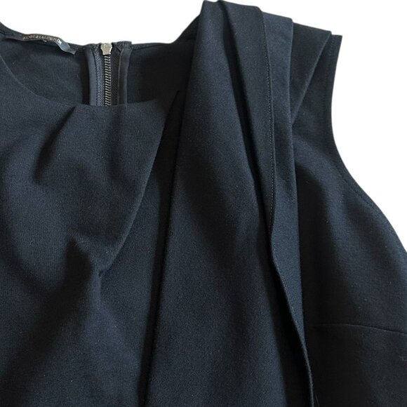 Kobi Halperin Black Shift Dress Sleeveless Defined Waist Stretch Size 2 Women's - Picture 3 of 12